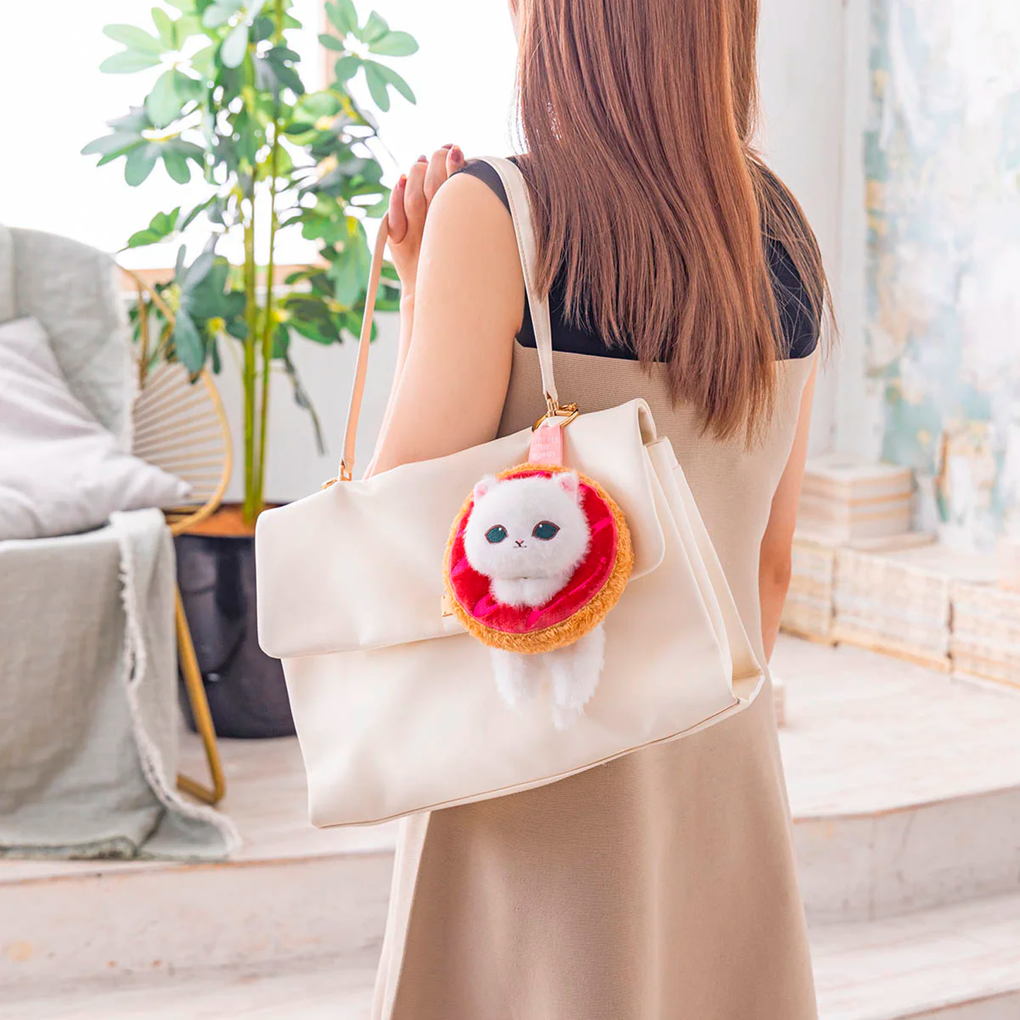 COFEE AND DONUTS Mascot (keychain) - Mofusand