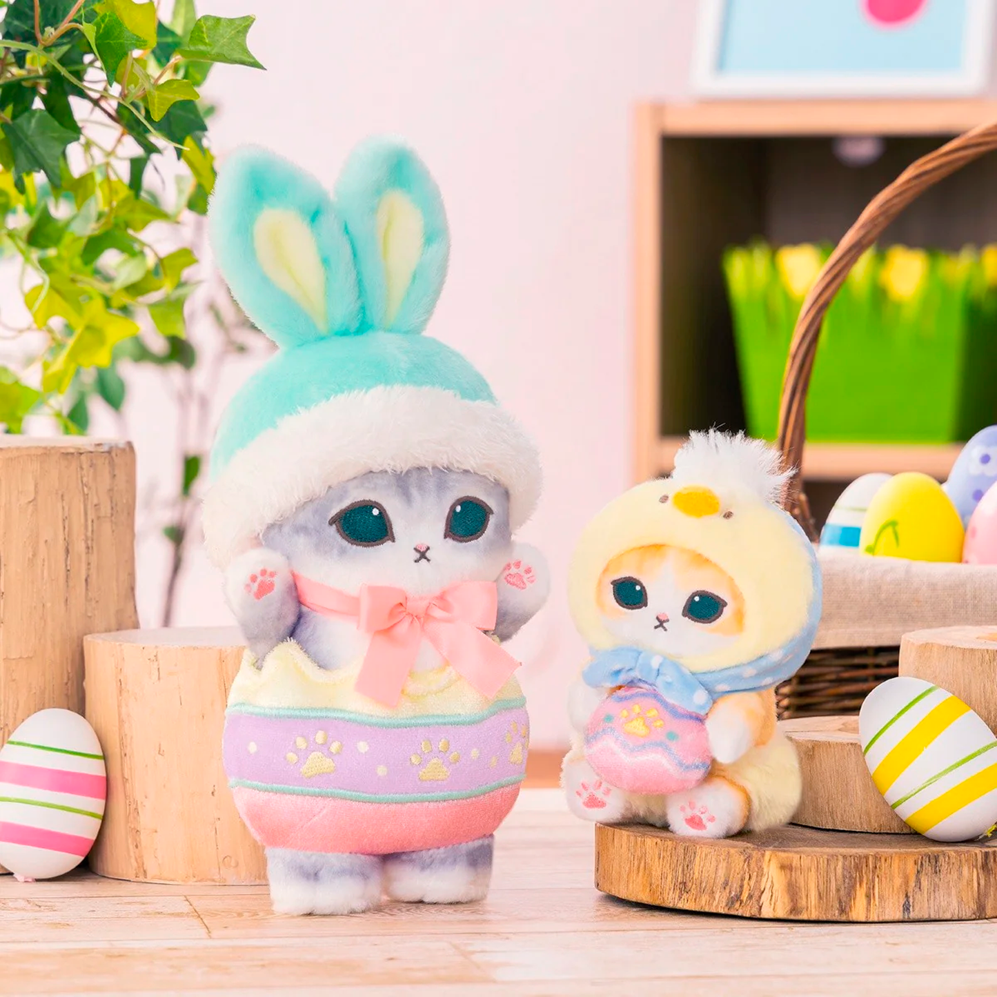 EASTER RABBIT Meow (keychain) - Mofusand