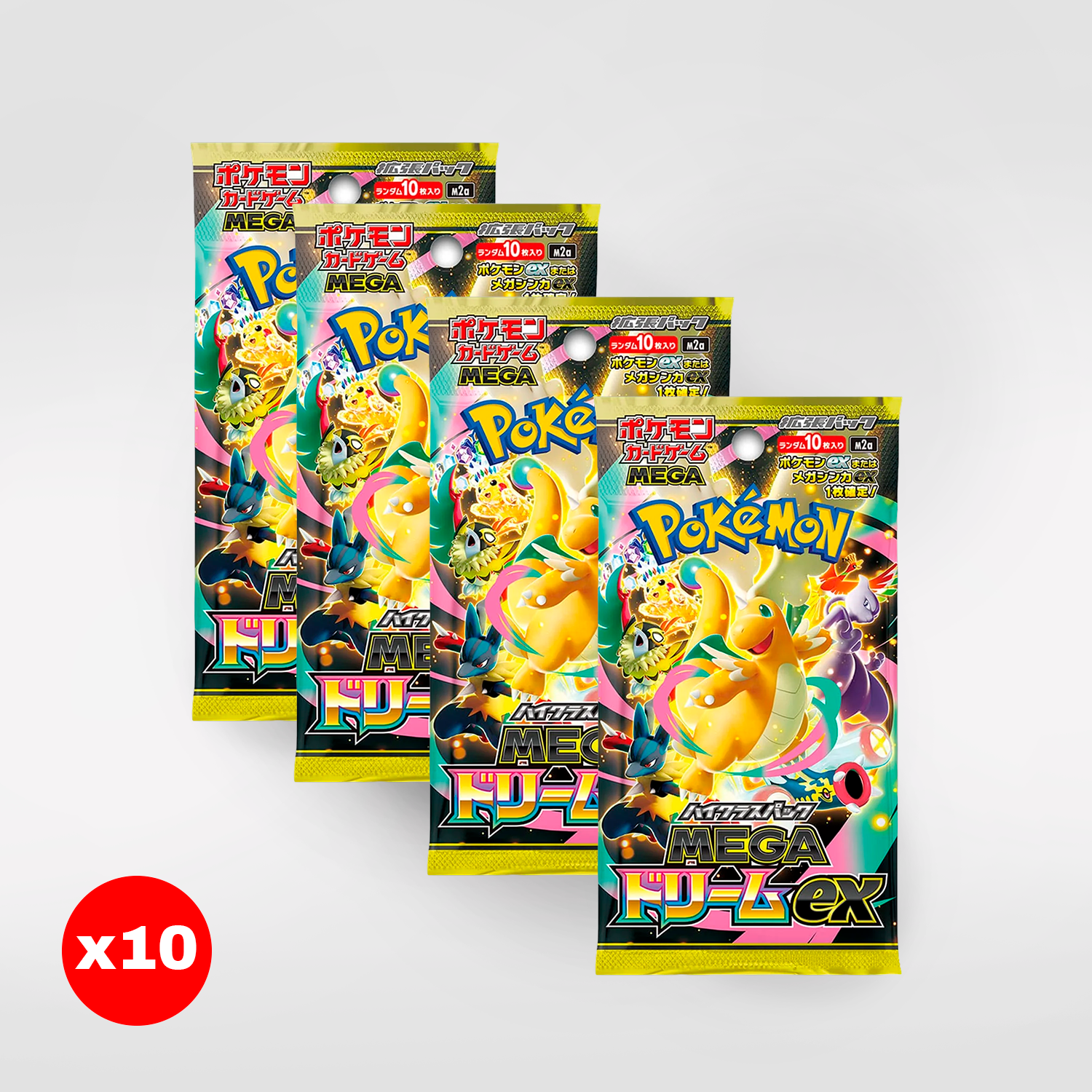 POKÉMON Mega Dream EX (Versión Japonesa Sellada) - Caja 10 Sobres
