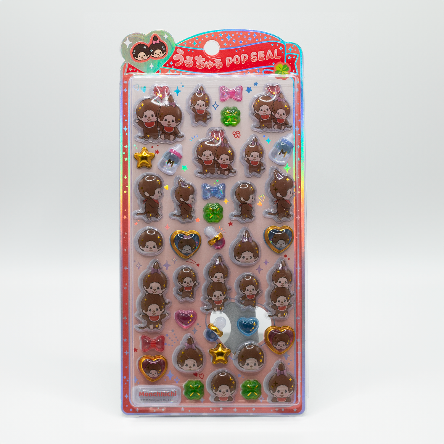 MONCHHICHI SET STICKERS Uruchuru Pop Seal