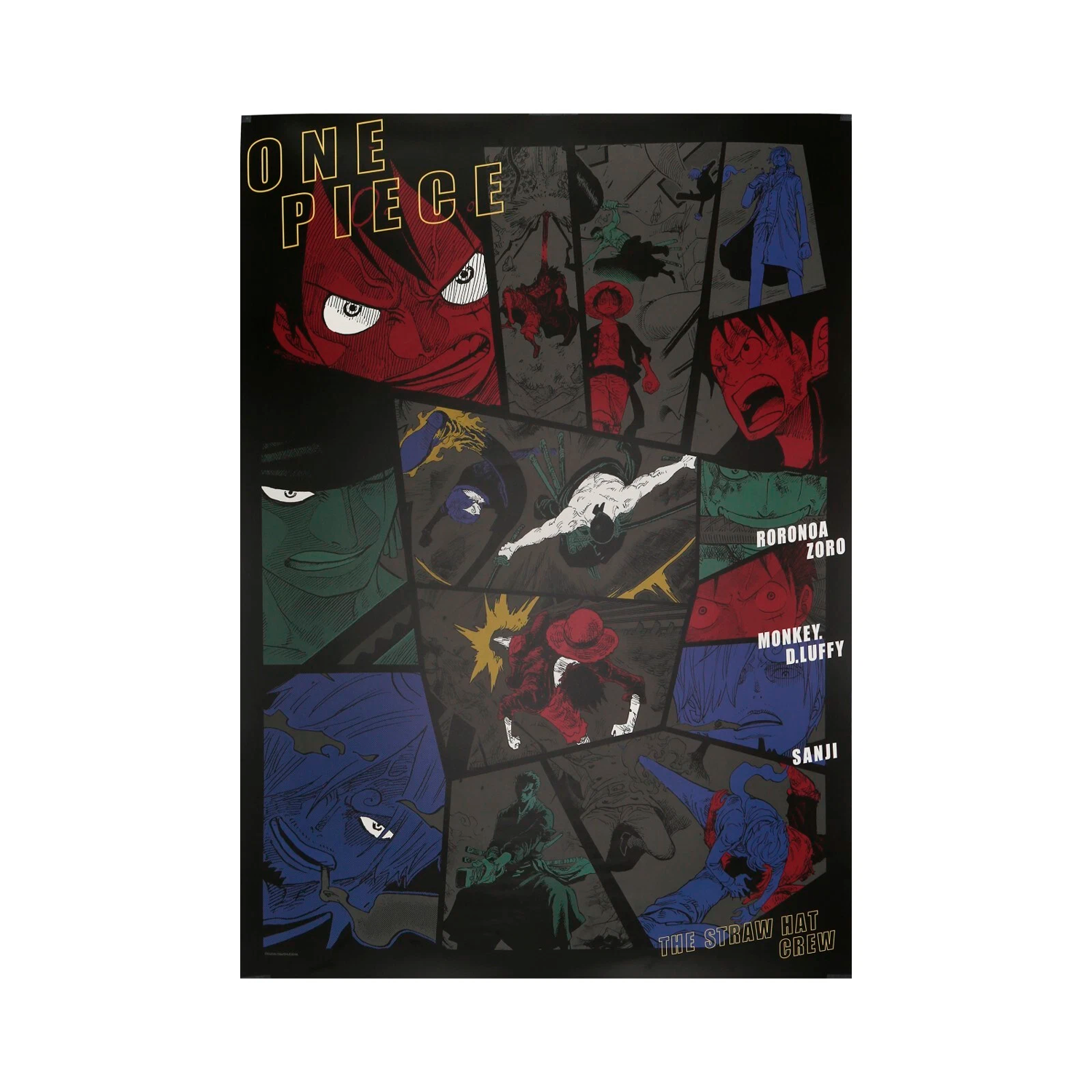 ONE PIECE Luffy, Zoro & Sanji - Poster A1 (85cm x 60 cm)