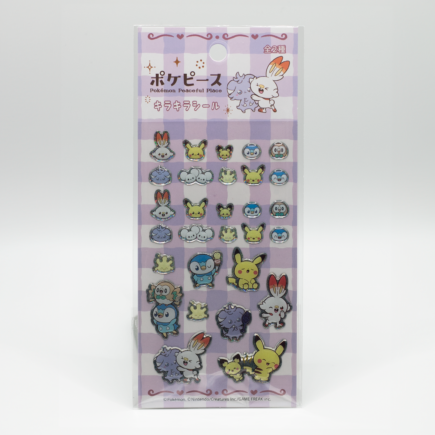 POKÉMON SET STICKERS Peaceful Place Pink