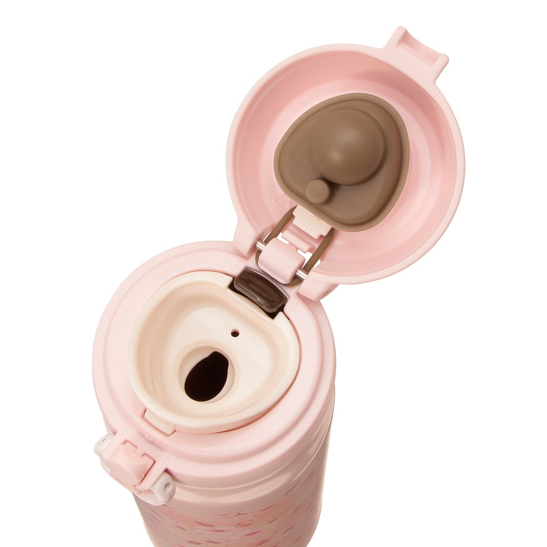 STARBUCKS SAKURA2026 Handy Stainless Steel Bottle Pink Beige 500ml